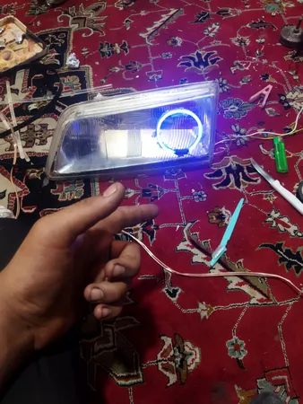 ریسه نئون فلکسی مدل v12 طول 1 متر