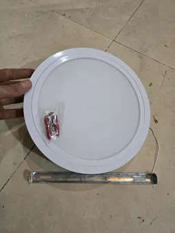 چراغ سقفی 24 وات شاهچراغ مدل روژان طرح روکار گرد