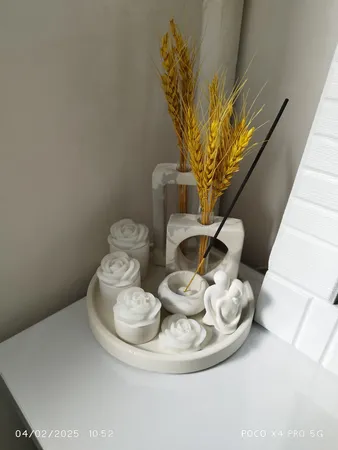 دسته گل خشک مدل خوشه گندم کد 20