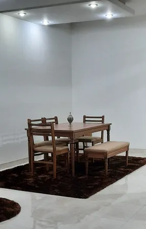 ست میز و صندلی ناهارخوری 6 نفره گنجینه مدل تیرا