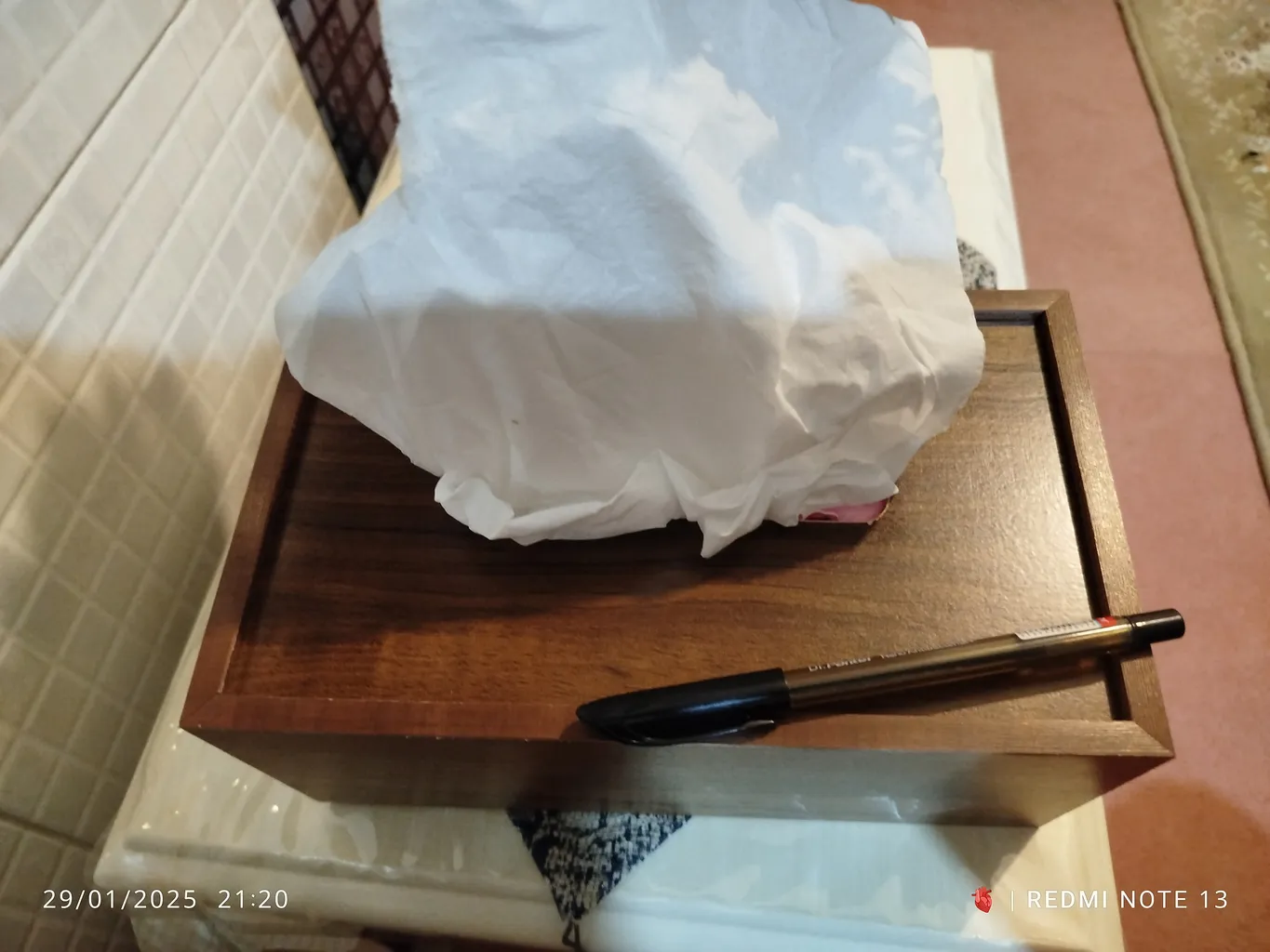 جای دستمال کاغذی مدل الماس