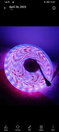 ریسه ال ای دی دریم لایت مدل RGB 5050 طول 5 متر