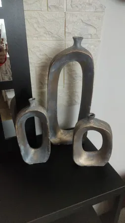 گلدان دکوری مدل 532 مجموعه 3 عددی