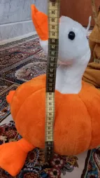 عروسک طرح غاز بالشتی مدل کدو کد JIMI110 ارتفاع 45 سانتی‌متر