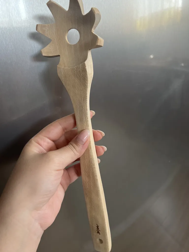 کفگیر ماکارونی چوبلمه مدل mak05