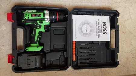 مجموعه 28 عددی دریل چکشی شارژی صنعتی باس مدل life_style کد 2