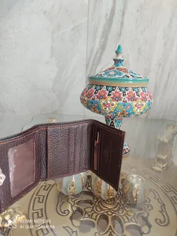 کیف پول چرم آرا کد jk008