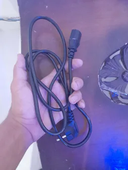 کابل برق سه پین منبع تغذیه کامپیوتر مدل PT-3 طول 1.5 متر