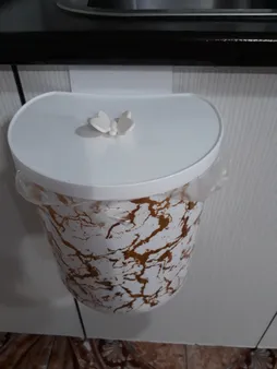 سطل زباله کابینتی مدل ماربل