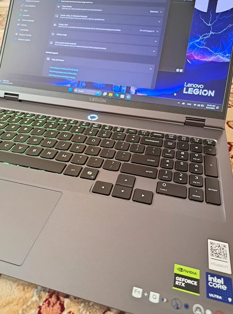 لپ تاپ 16 اینچی لنوو مدل Legion 5 16IAX10-Core Ultra 9 275HX-32GB DDR5 4800MHz-1TB SSD-RTX5060 8GB-FHD 240Hz-W