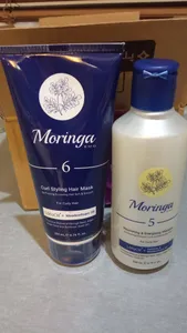 تجریه خرید ماسک مو مورینگا اِمو مدل 6 حالت دهنده فر موهای فر 200 میلی لیتر