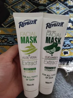 ماسک صورت رینوزیت مدل آلوئه ورا حجم 100 میلی لیتر