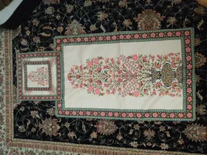 تجریه خرید سجاده و جانماز مدل گل و حاشیه سنتی کد 1400115