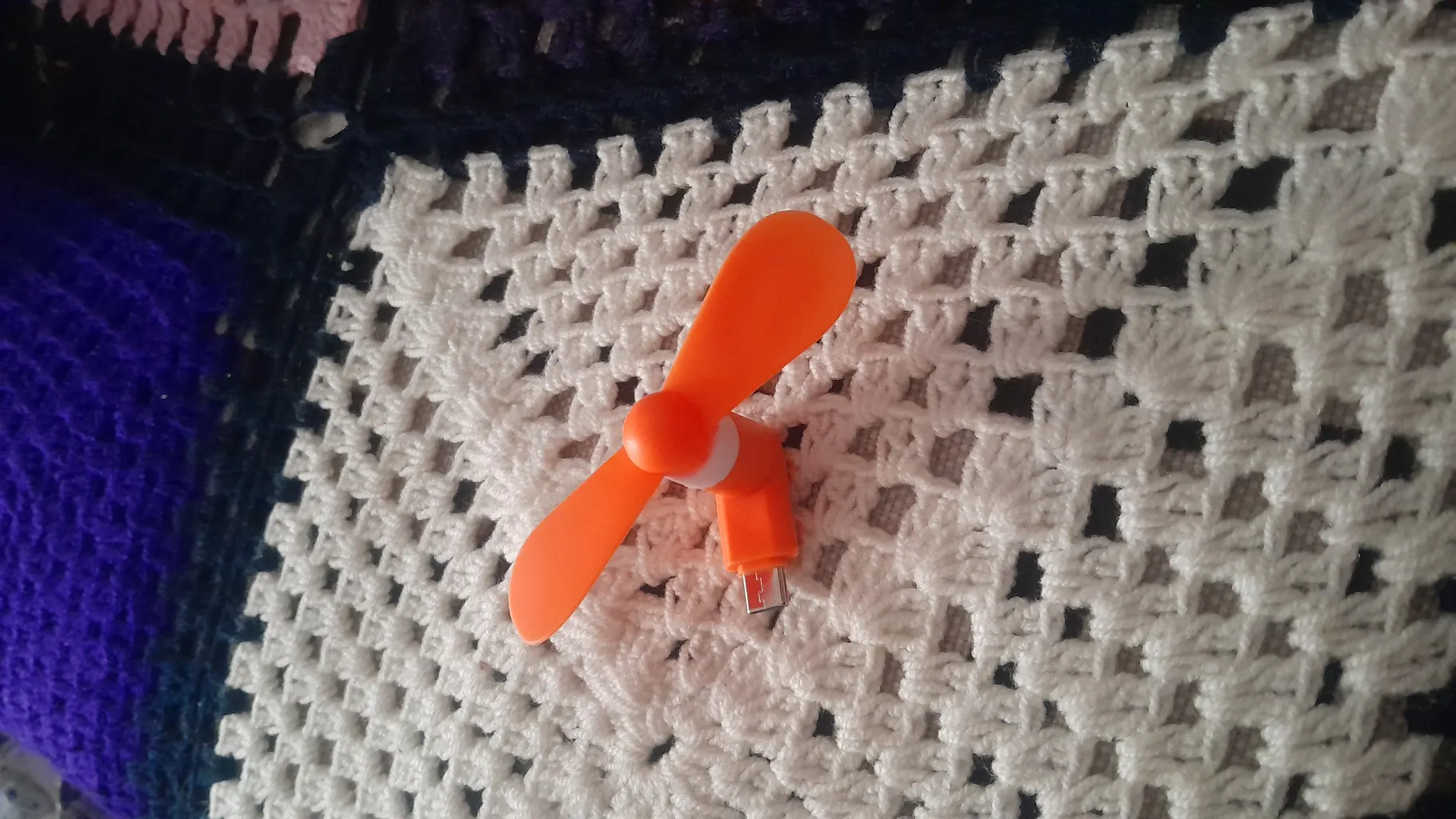 پنکه همراه مدل OTG Mini USB-TYPE C