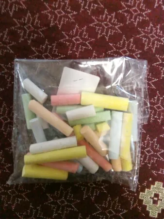 گچ رنگی کد 60 بسته 12 عددی