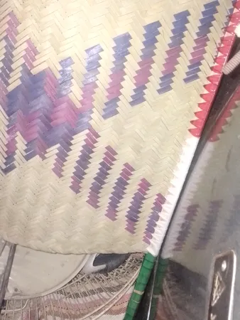 باد بزن حصیری مدل h02 سایز بزرگ