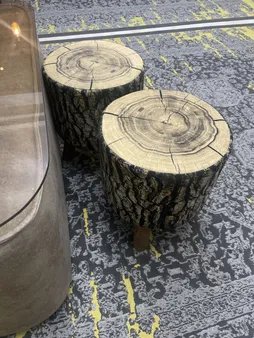 پاف مدل تنه درخت  کد 1