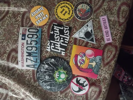 برچسب موتور سیکلت ماسا دیزاین طرح Washington کد MO001 مجموعه 10 عددی