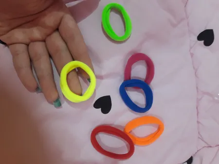 کش مو مدل kss-m2 بسته 6 عددی تک سایز