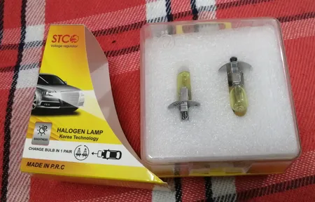 لامپ خودرو استیکو مدل H3 12V 100W بسته 2 عددی