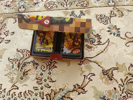 بازی فکری مدل اونو ماینکرفت uno mincraft