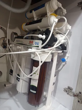 دستگاه تصفیه کننده آب آکوآ اسپرینگ مدل RO - NF2600 به همراه فیلتر تصفیه آب کد 01 مجموعه 3 عددی