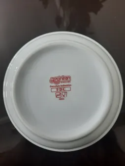 پیاله چینی زرین ایران سری ایتالیا اف مدل LAV13 بسته 3 عددی