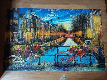 پازل 2000 تکه ایران پازل طرح دوچرخه و طبیعت