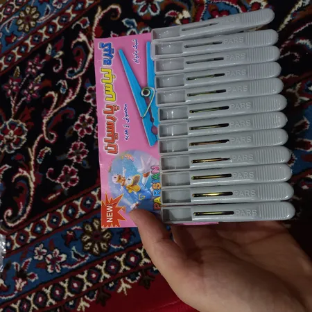 گیره لباس سناپارت مدل SP-P12 بسته 12 عددی