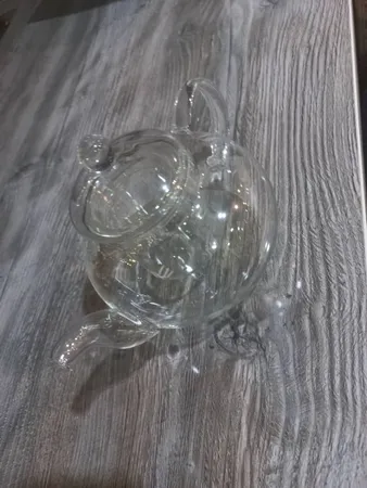 قوری مدل ویداستی دسته بامبو کد 1369n 800cc