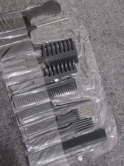 ست شانه مو سافاری کد 31282 بسته 10 عددی