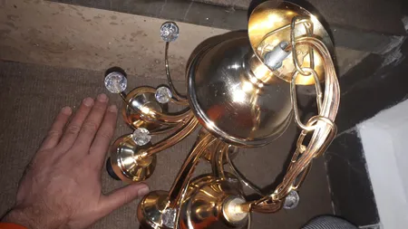 لوستر و چراغ آویز 5شعله سهیل مدل B12