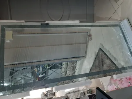 آینه مدل بک لایت پایه دار