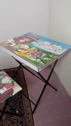 ست میز تحریر و صندلی طرح توت فرنگی