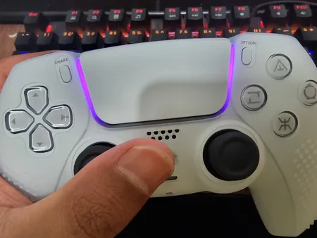 دسته بازی پلی استیشن 4 طرح دو رنگ مدل Wireless controller T28