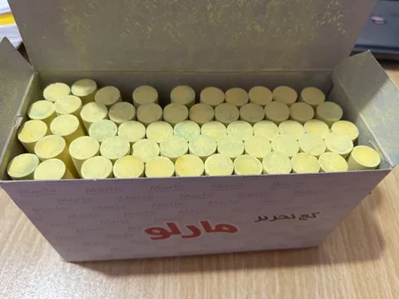 گچ رنگی مارو مدل X60 بسته 60 عددی