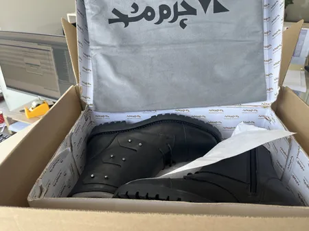 نیم بوت زنانه چرم مشهد مدل j2502