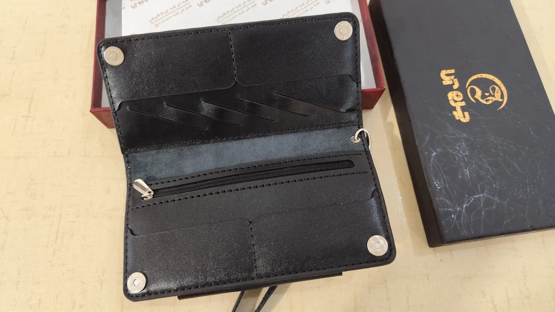 کیف پول مردانه خانه چرم آنا مدل 31100