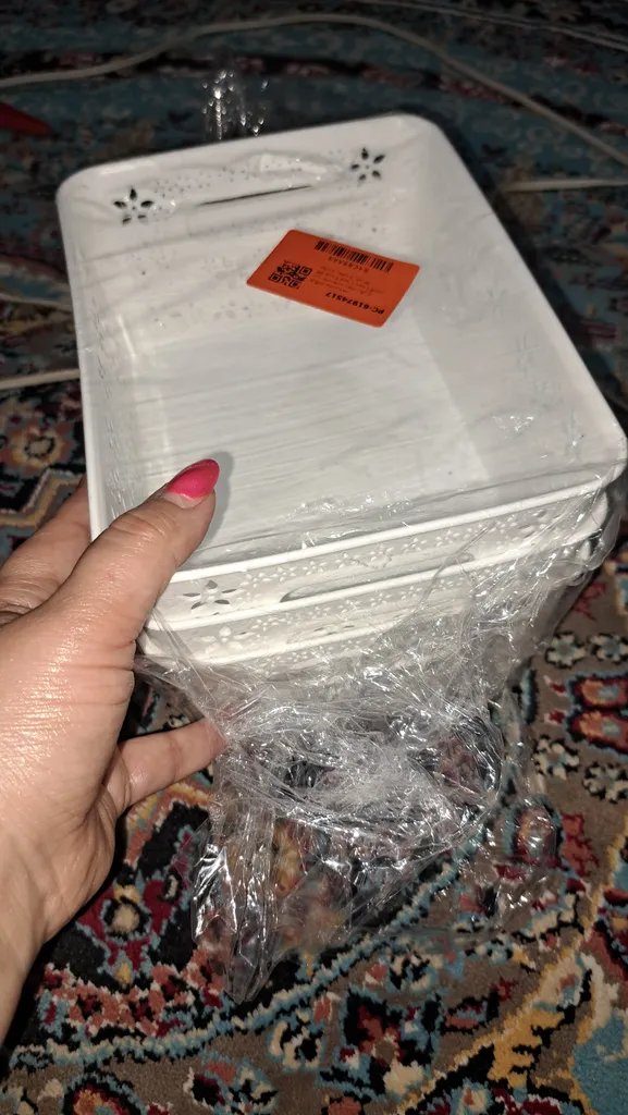 سبد نظم دهنده یخچال نازگل کد 258 بسته 3 عددی