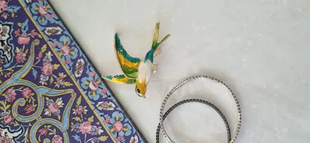 گل سینه زنانه مدل 00452