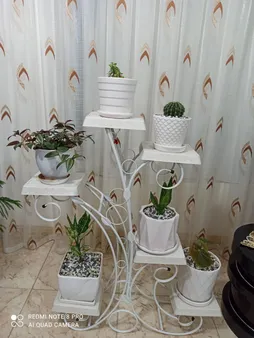 استند گلدان مدل ترنج شش عددی مونتاژی