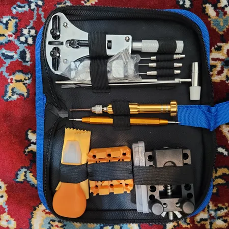 ابزار تعمیر ساعت مچی مدل رویال مجموعه 152 عددی