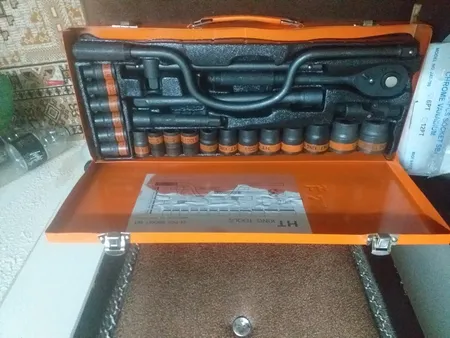 مجموعه 24 عددی آچار و سری بکس کینگ تولز مدل KT24