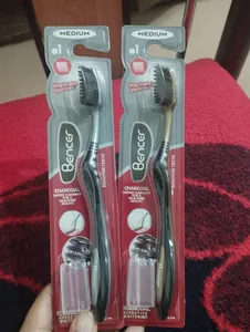 تجریه خرید مسواک بنسر مدل Silver Charcoal با برس متوسط