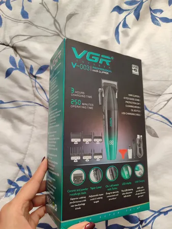 ماشین اصلاح موی سر و صورت وی جی ار مدل V-003