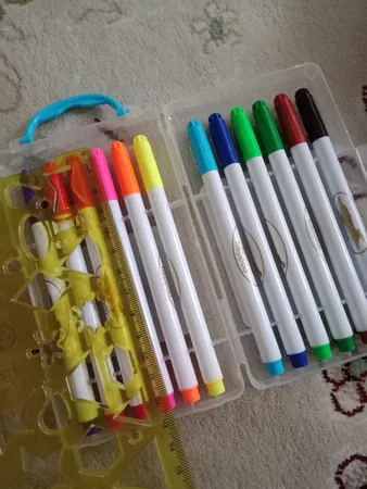 ماژیک رنگ آمیزی 12 رنگ هپو مدل rs کد 3030