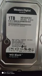 هارددیسک اینترنال وسترن دیجیتال مدل Black WD1003FZEX ظرفیت 1 ترابایت