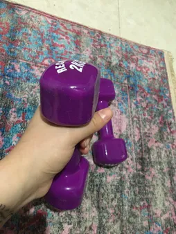 دمبل رکورد مدل VK وزن 2 کیلوگرم بسته دو عددی