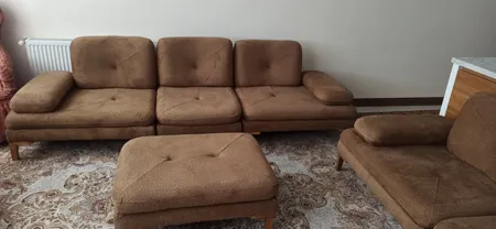 مبل تختخواب شو هشت نفره صنعت آدلی مدل پازلی