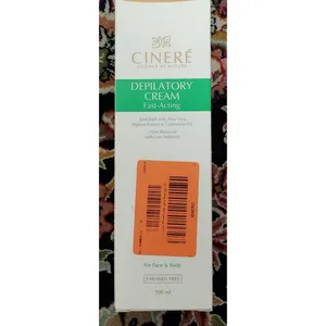 تجریه خرید کرم موبر صورت و بدن سینره حجم 100 میلی لیتر